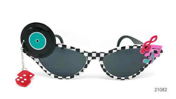 Party Glasses 50s Retro Diner